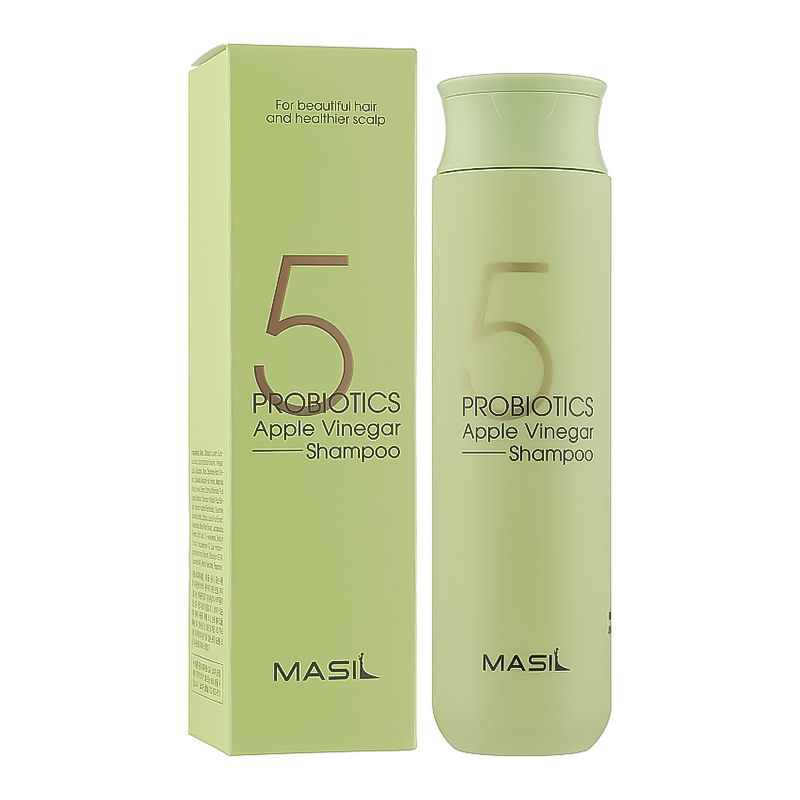 Masil 5 Probiotics Шампоан с ябълков оцет – баланс и блясък за здрава коса