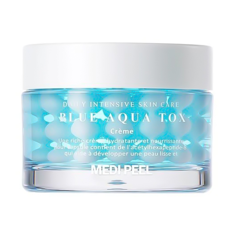 MEDI-PEEL Power Aqua Cream 50 мл – Хидратиращ крем-гел с капсули за блясък и свежест